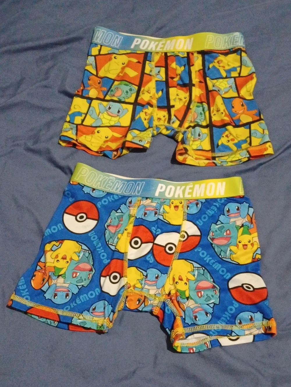 Bundle Of Pokemon Boxer Briefs Underwear For Boys - Size 8